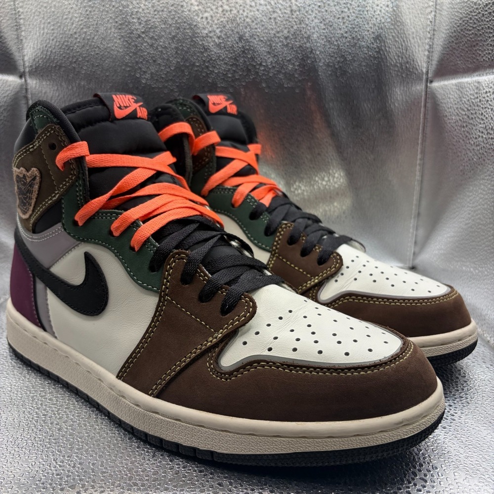 Size 10.5 Jordan 1 High OG Crafted 2021 Brown Mens Athletic Shoes DH3097-001